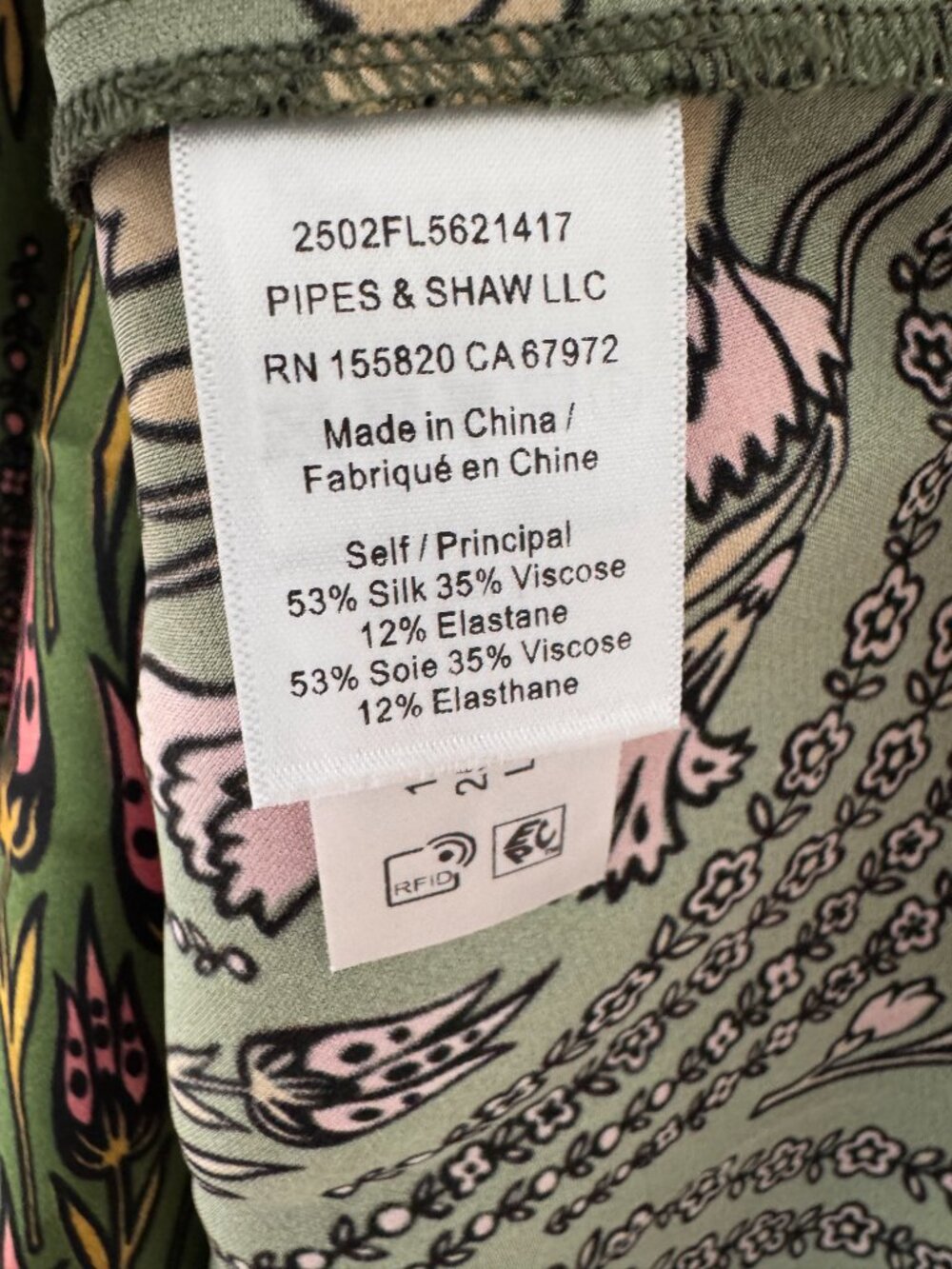 Veronica Beard Gemma Floral Silk Dress Size 2 Never Worn $698 - Picture 12 of 13